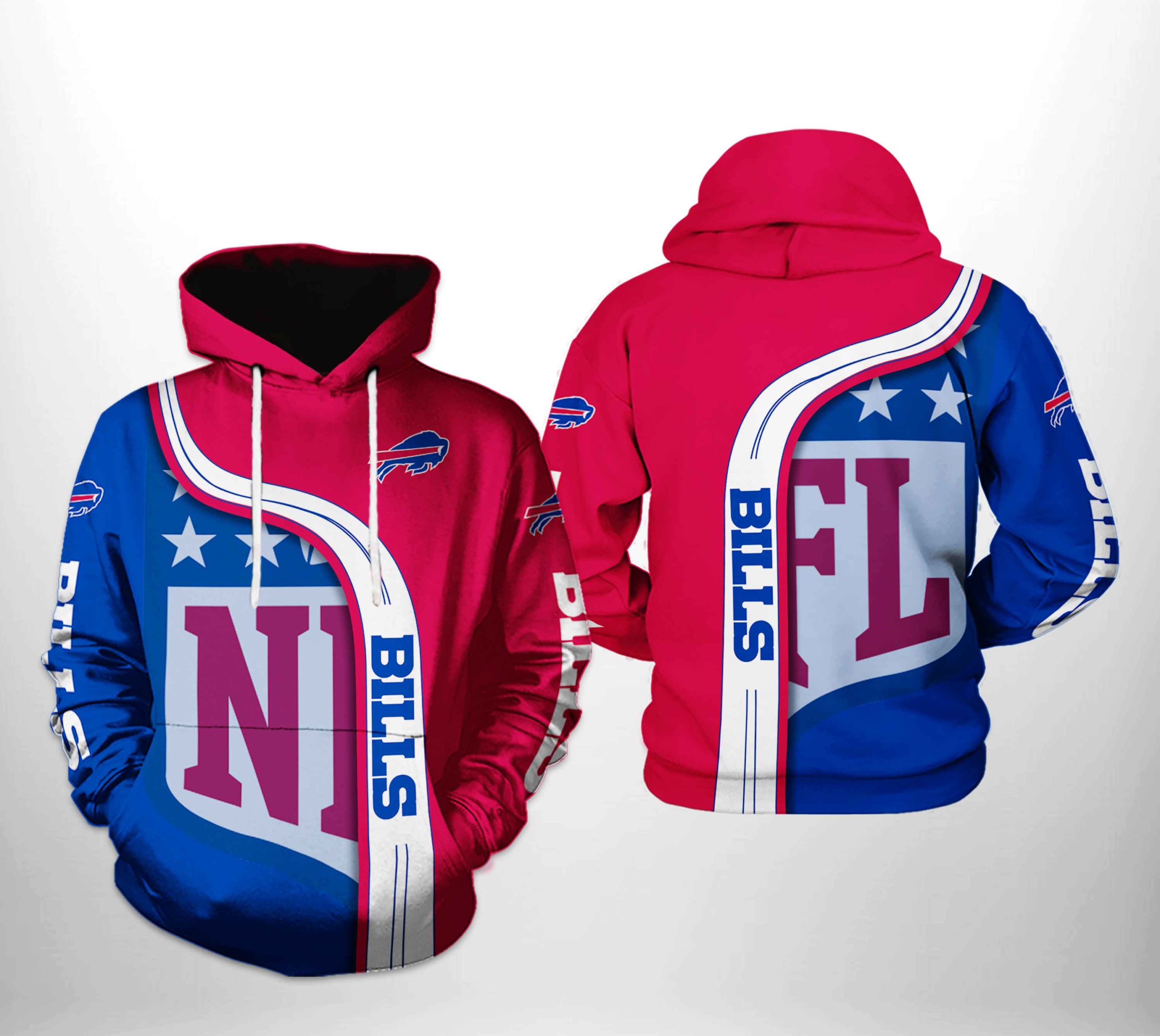 Buffalo Bills Star-Studded NFL All Over Print Hoodie