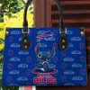 Buffalo Bills Stitch Customizable Leather Handbag back side