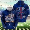 Buffalo Bills Super Bowl LIX Champions Zip Hoodie