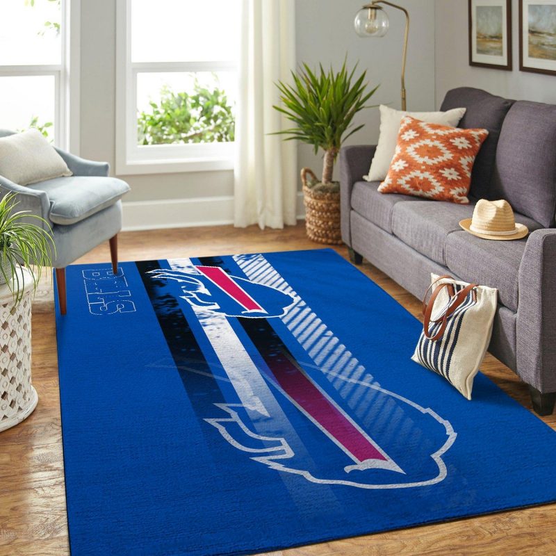 Buffalo Bills Thunder Strikes Area Rug