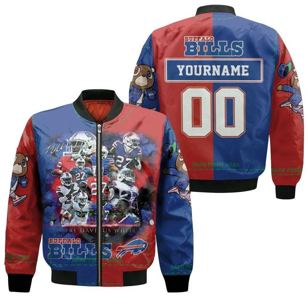 Buffalo Bills Tre’Davious All-Star Roster Bomber Jacket