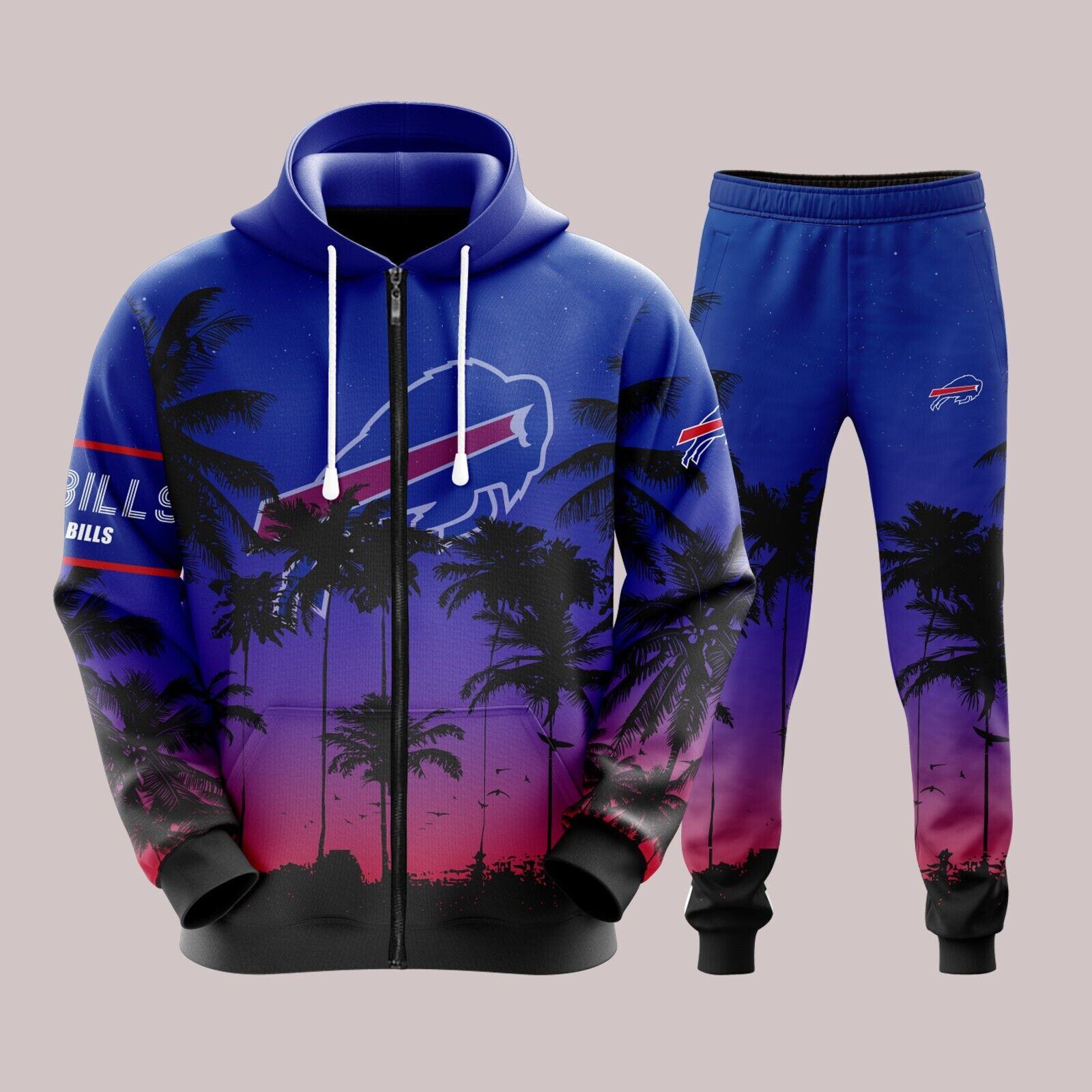 Buffalo Bills Tropical Vibe Hoodie