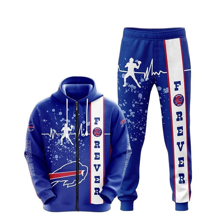 Buffalo Bills Victory Pulse Hoodie & Jogger Set