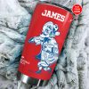 Buffalo Bills Vintage Mascot Hey-Ey Red Tumbler custom name