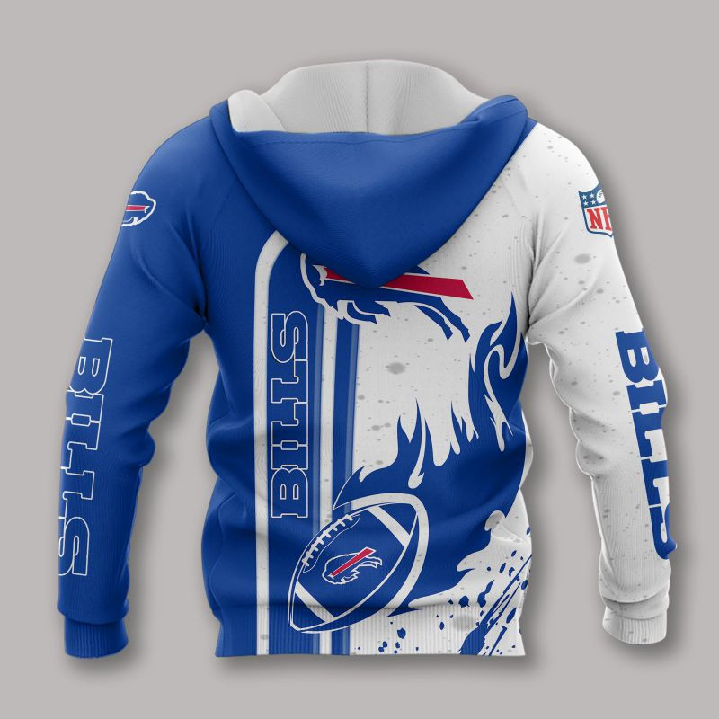 Buffalo Bills Wild Charge Hoodie back