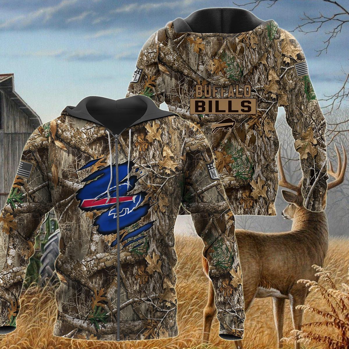 Buffalo Bills Wild Hunter Zip Hoodie