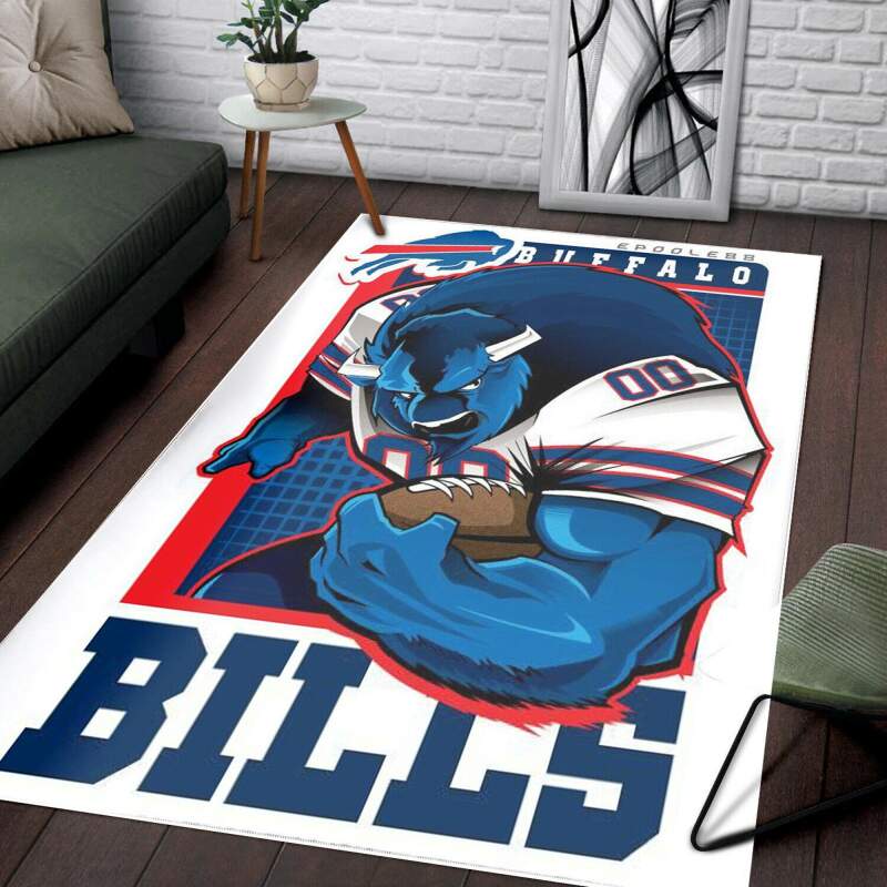 Plains And Peaks Buffalo Bills Nfl Decorative Floor Rug