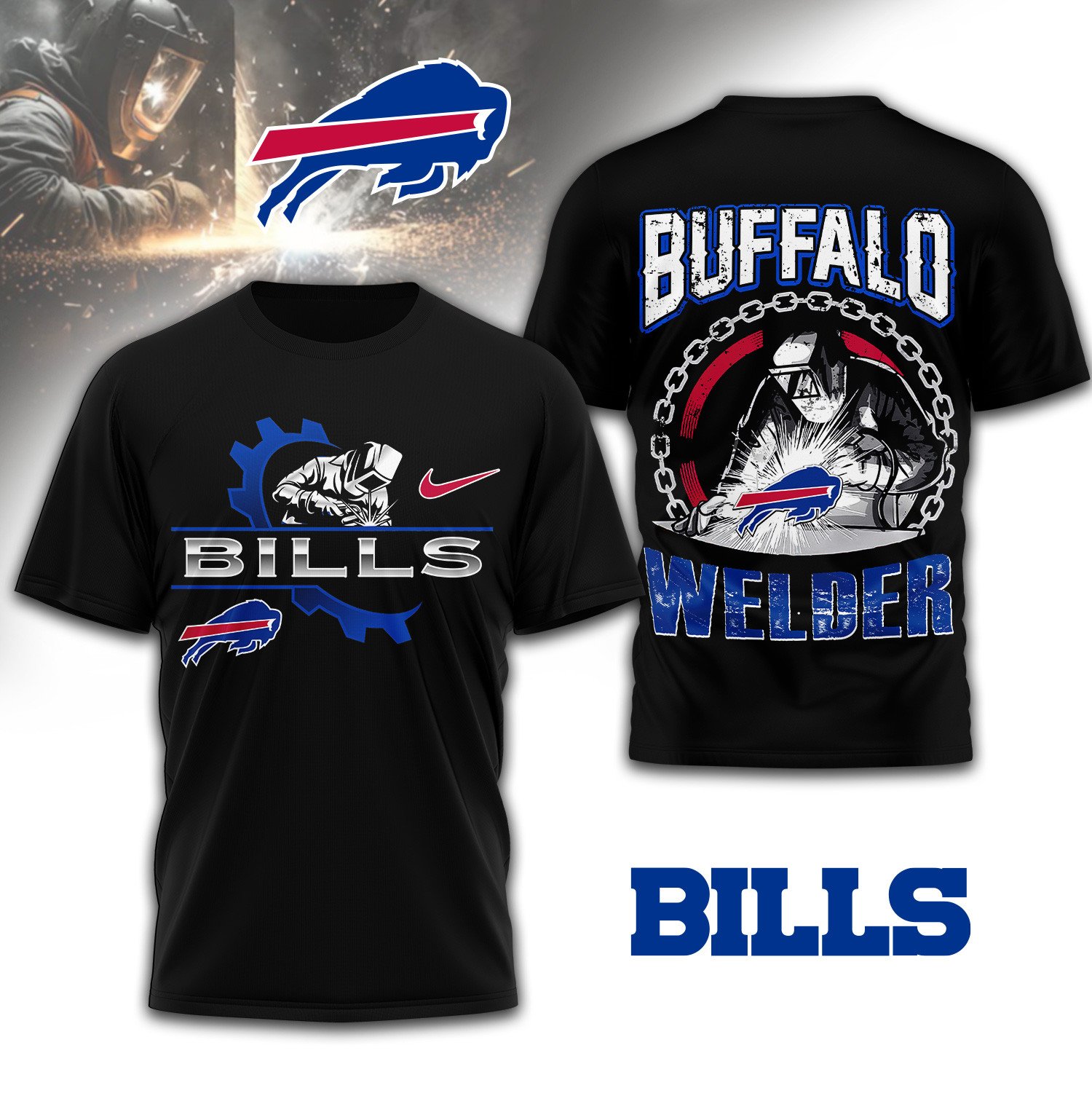 Buffalo Bills Iron Forge Welder Shirt