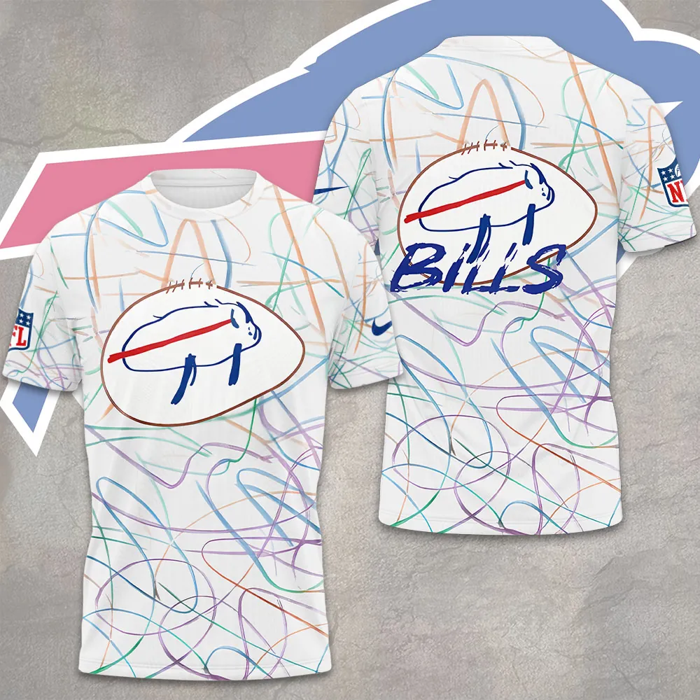 Buffalo Bills Abstract Playmaker All Over Print Shirt