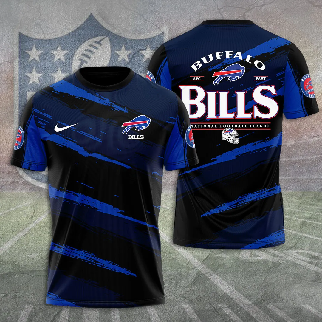 Buffalo Bills Electric Rush All Over Print Shirt