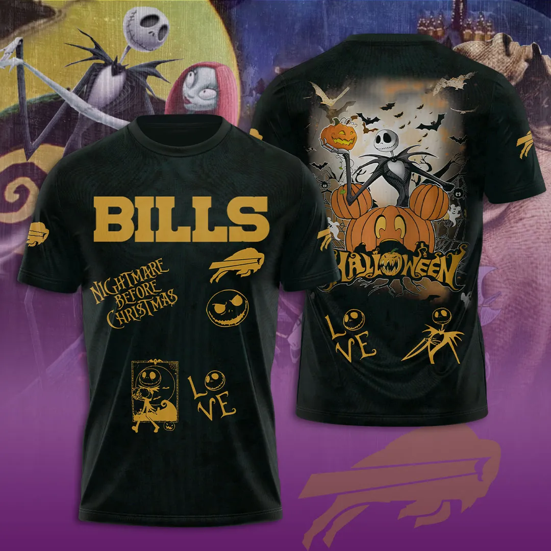 Buffalo Bills Nightmare Halloween Shirt