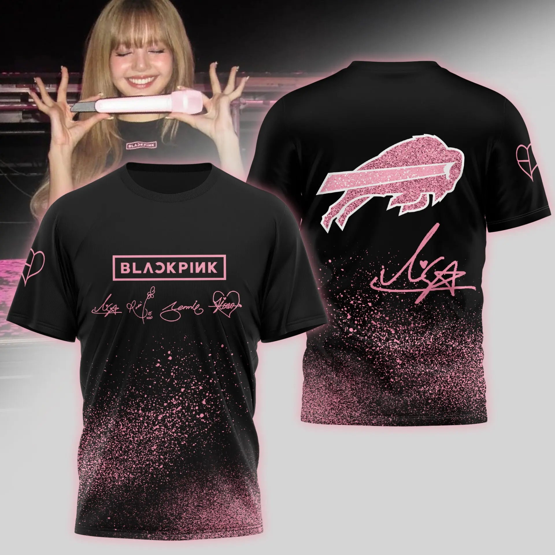 Buffalo Bills Blackpink Stardust Signature Shirt