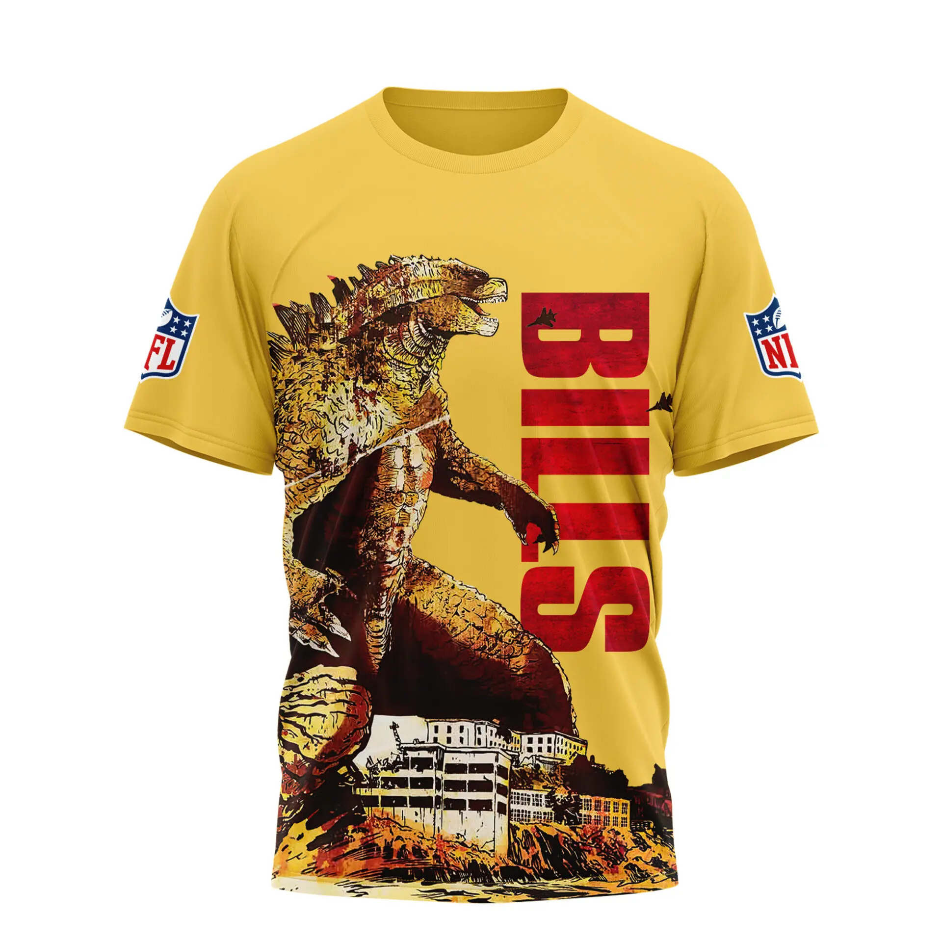 Buffalo Bills Godzilla King of the Monsters Shirt front