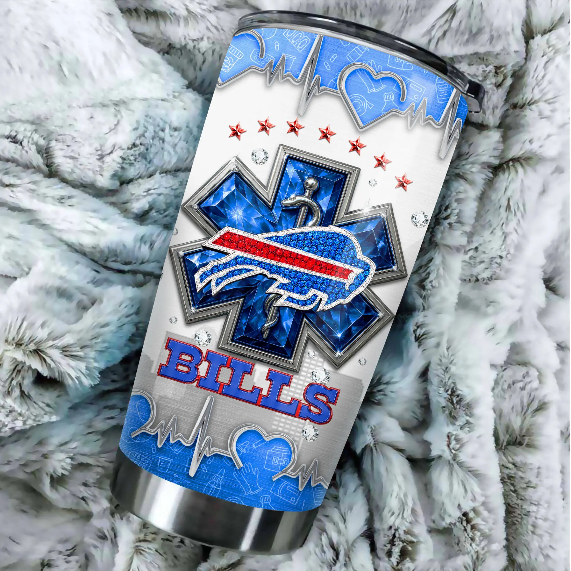 Buffalo Bills Super Bowl Halftime Show Bucket Hat front