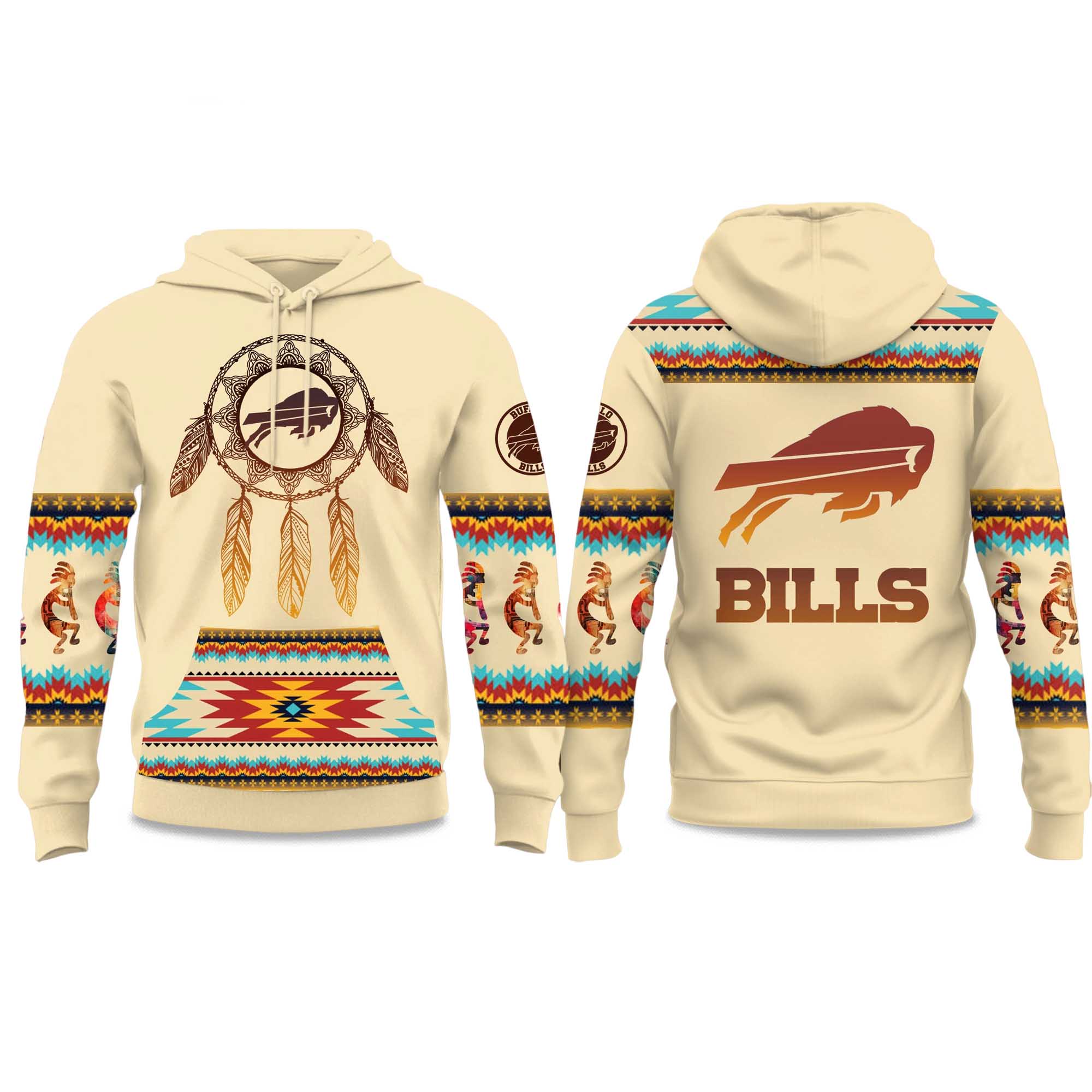 Buffalo Bills Native American Heritage Month Hoodie