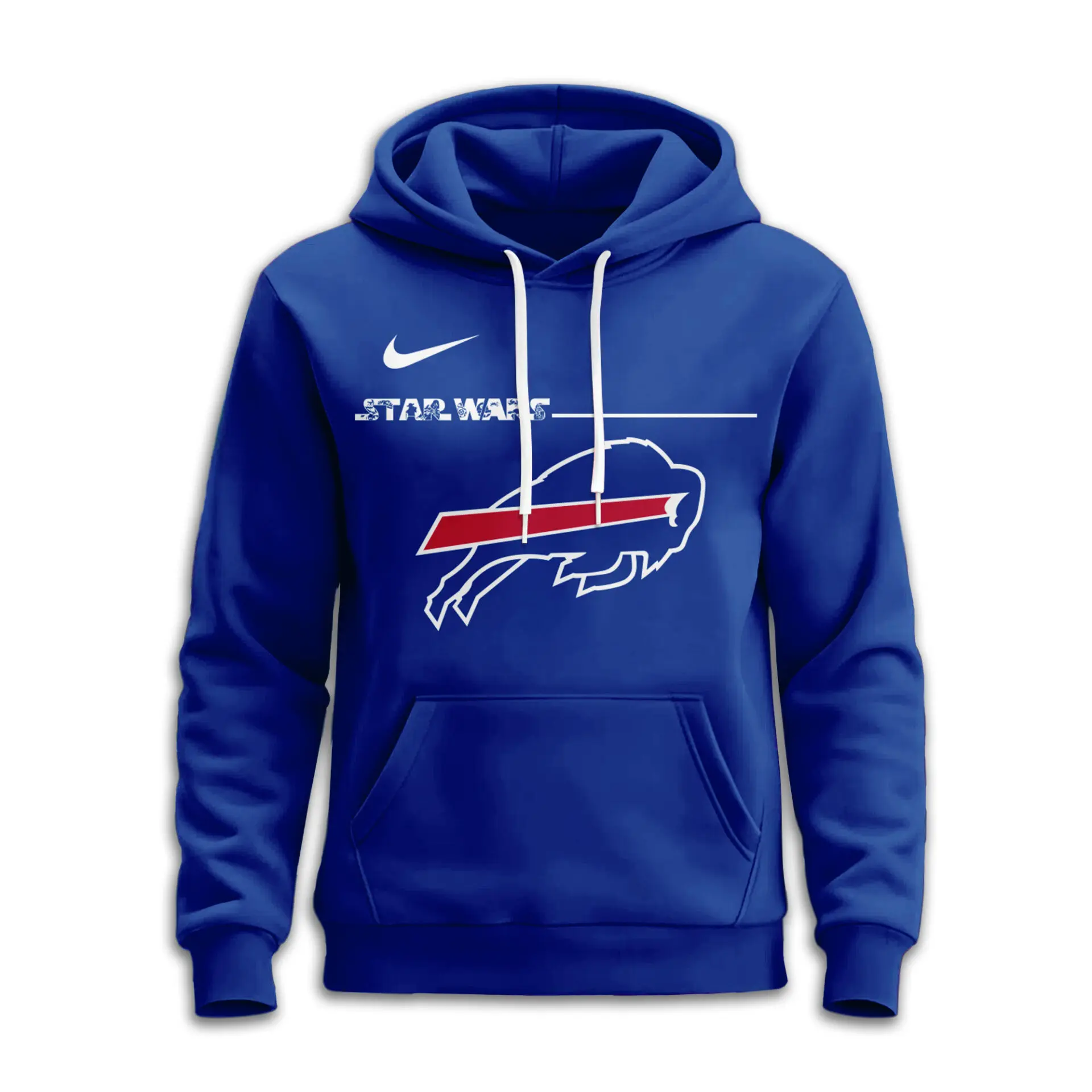 Buffalo Bills Starwars Empire Hoodie front Buffalo Bills Starwars Empire Hoodie front