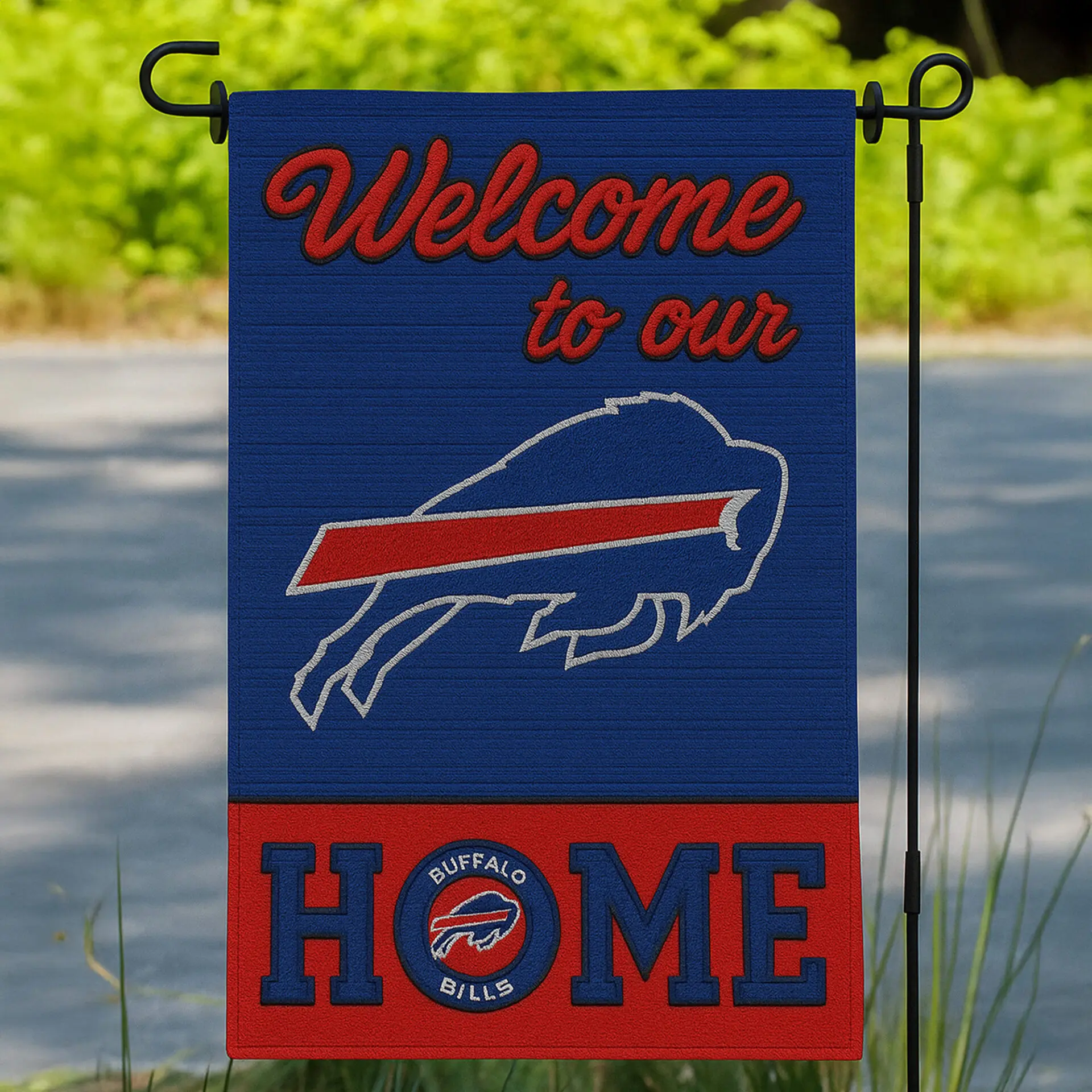 Buffalo Bills Welcome Home Flag